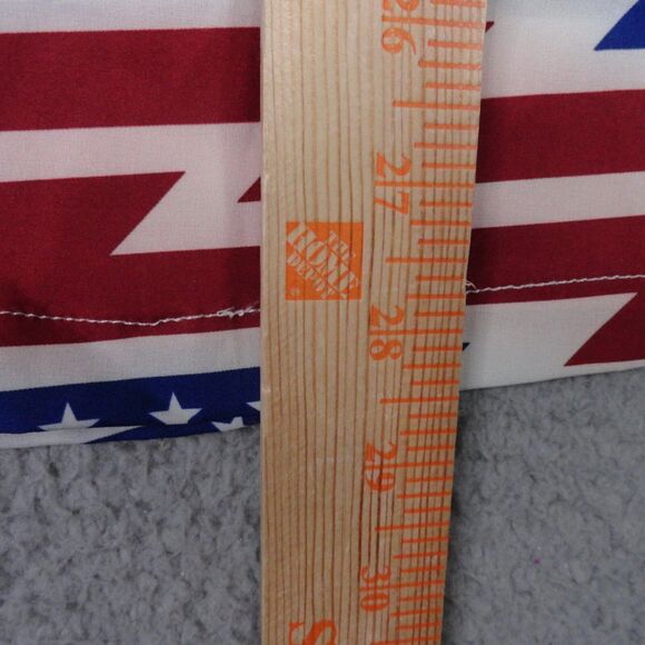 Born Primitive Shirt Mens Small Red White Blue Voyager Patriotic Flash Button Up - Picture 11 of 14